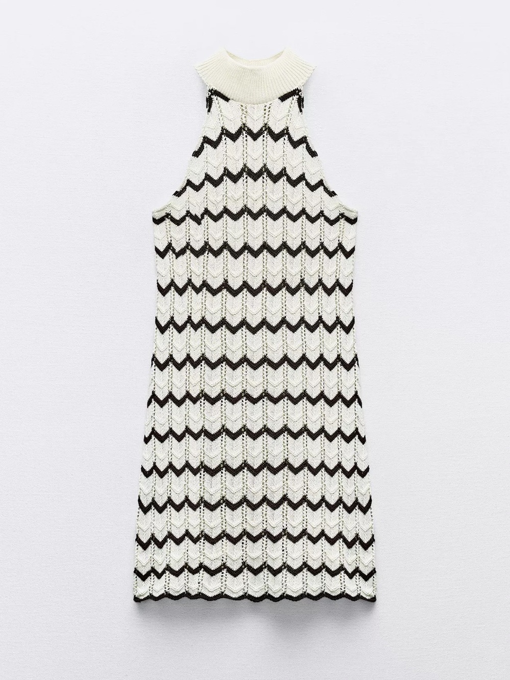 Striped Knit Mini Dress